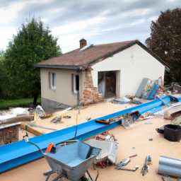 Extension de maison avec véranda-salle à manger Val-de-Reuil